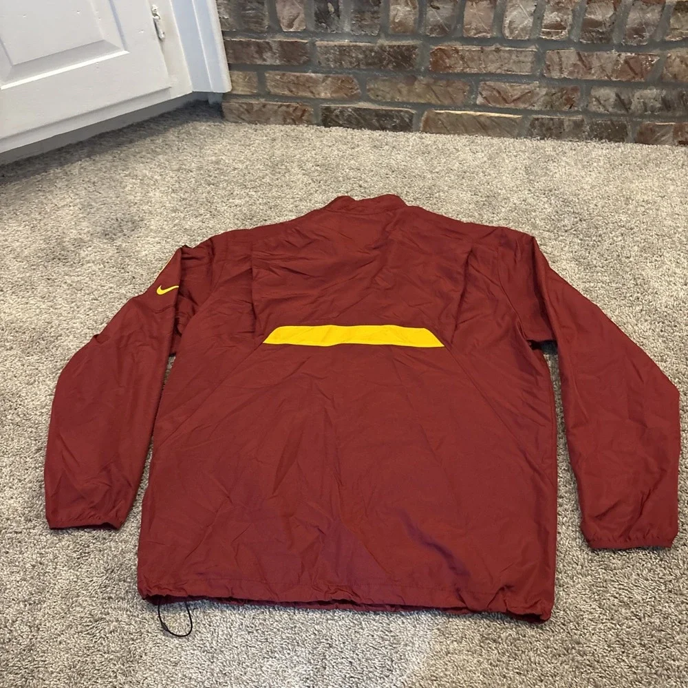 Nike Storm-Fit 1/4 Zip Windbreaker Pullover Jacket Mens Med Red Florida State?